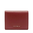 Portafoglio Donna Mini COCCINELLE in Pelle Brandy Linea Metallic Soft