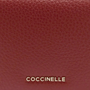 Portafoglio Donna Mini COCCINELLE in Pelle Brandy Linea Metallic Soft