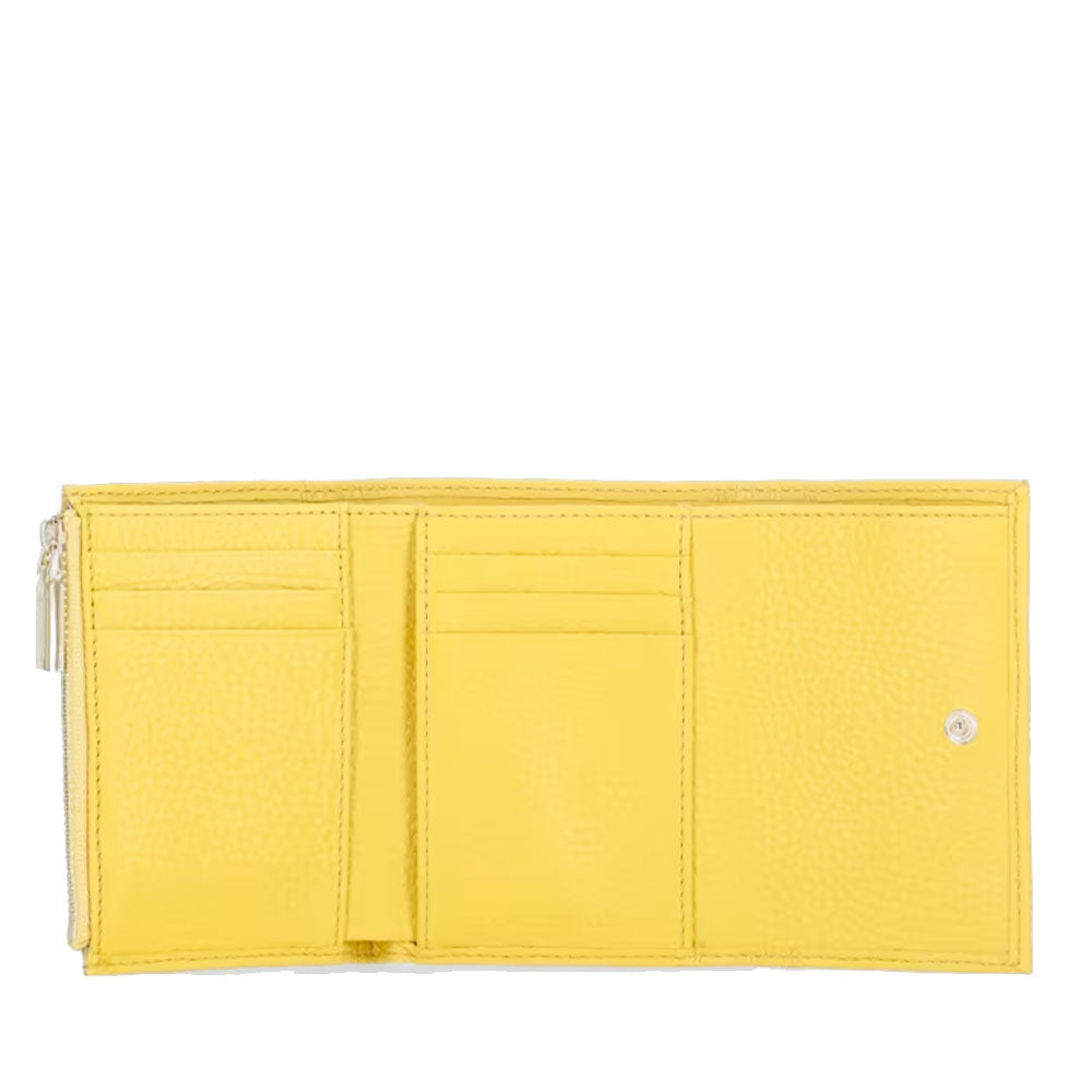 Portafoglio Donna Piccolo COCCINELLE in Pelle Colore Soleado Linea Metallic Soft