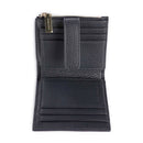 Portafoglio Donna Mini COCCINELLE in Pelle Colore Midnight Blue Linea Metallic Soft