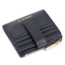 Portafoglio Donna Mini COCCINELLE in Pelle Colore Midnight Blue Linea Metallic Soft
