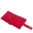 Portafoglio Donna Mini COCCINELLE in Pelle Colore Scarlet Linea Metallic Soft