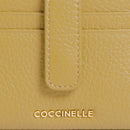 Kleine Damen-Geldbörse COCCINELLE aus Leder in Seagrass Modell Metallic Soft