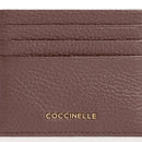 Portacarte Donna COCCINELLE in Pelle Berry Linea Metallic Soft