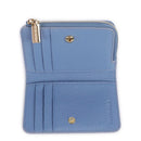 Portacarte Mini COCCINELLE in Pelle Linea Metallic Soft colore Azul