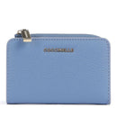 Portacarte Mini COCCINELLE in Pelle Linea Metallic Soft colore Azul
