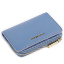 Portacarte Mini COCCINELLE in Pelle Linea Metallic Soft colore Azul