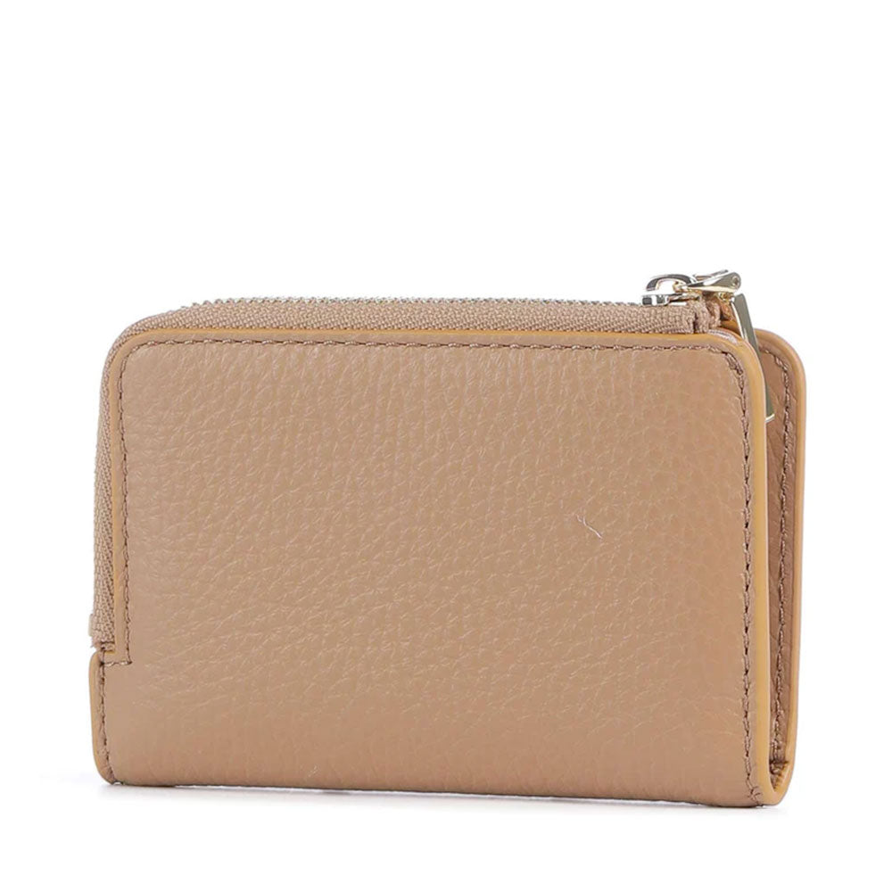 Portacarte Mini COCCINELLE in Pelle Linea Metallic Soft colore Skin
