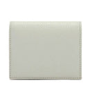 Portafoglio Donna Mini COCCINELLE in Pelle Linea Metallic Soft colore Celadon Green Chiuso con Bottone
