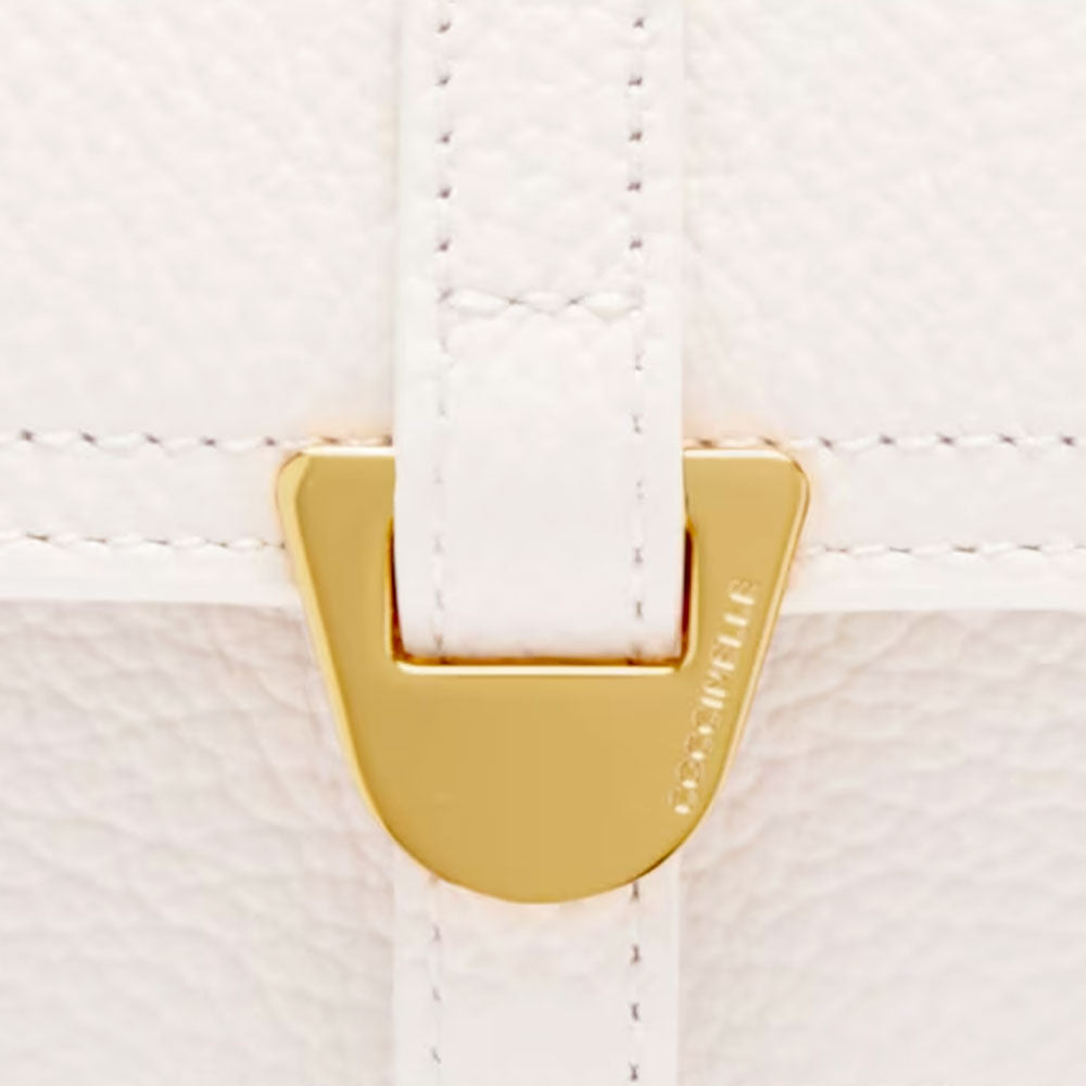 Portafoglio Donna COCCINELLE in Pelle Colore Blanco Linea Campus Misura Piccola