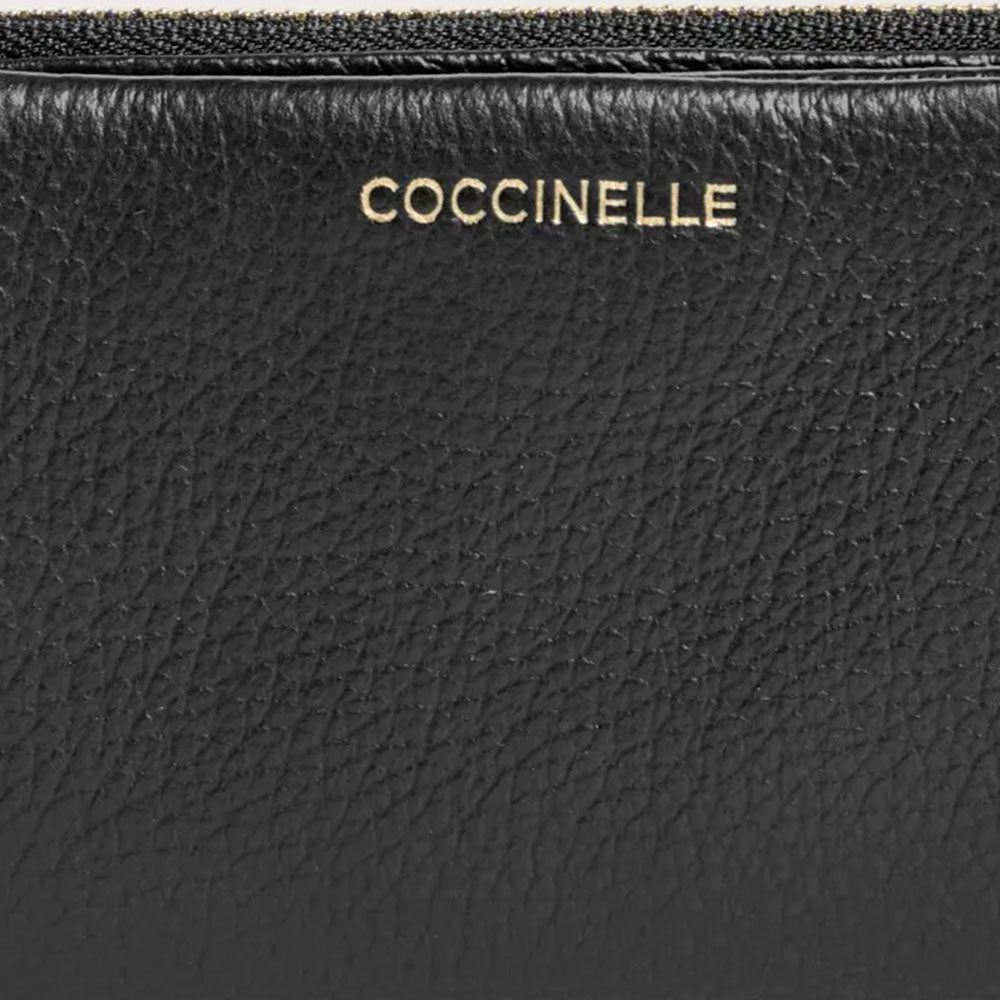 Portafoglio Donna Piccolo COCCINELLE in Pelle Nera Linea C - Me