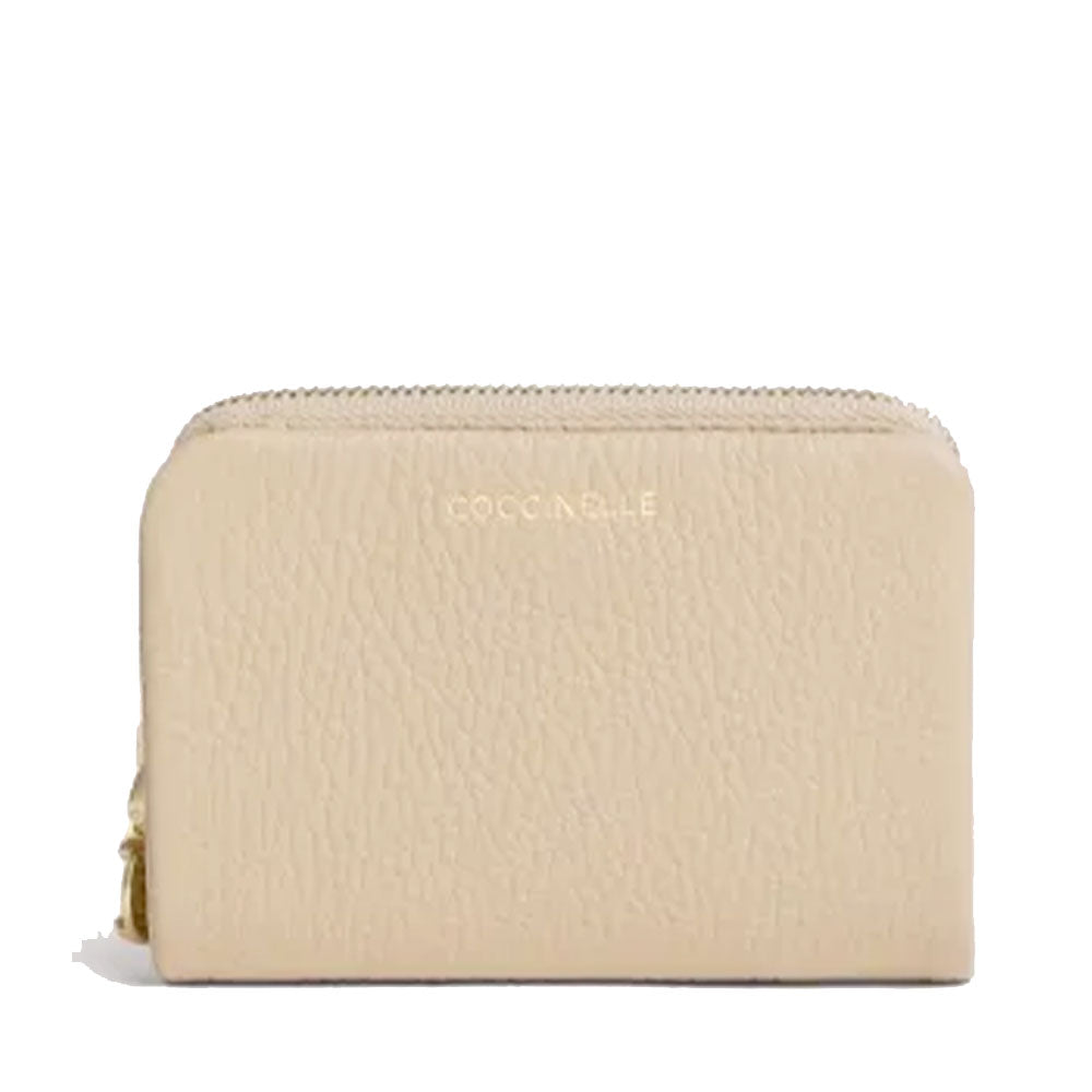 Portafoglio Donna Piccolo COCCINELLE in Pelle Sandshell Linea C - Me