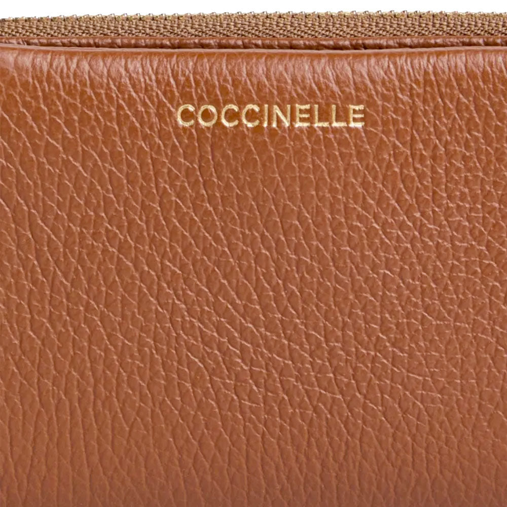 Portafoglio Donna Piccolo COCCINELLE in Pelle Cognac Linea C - Me