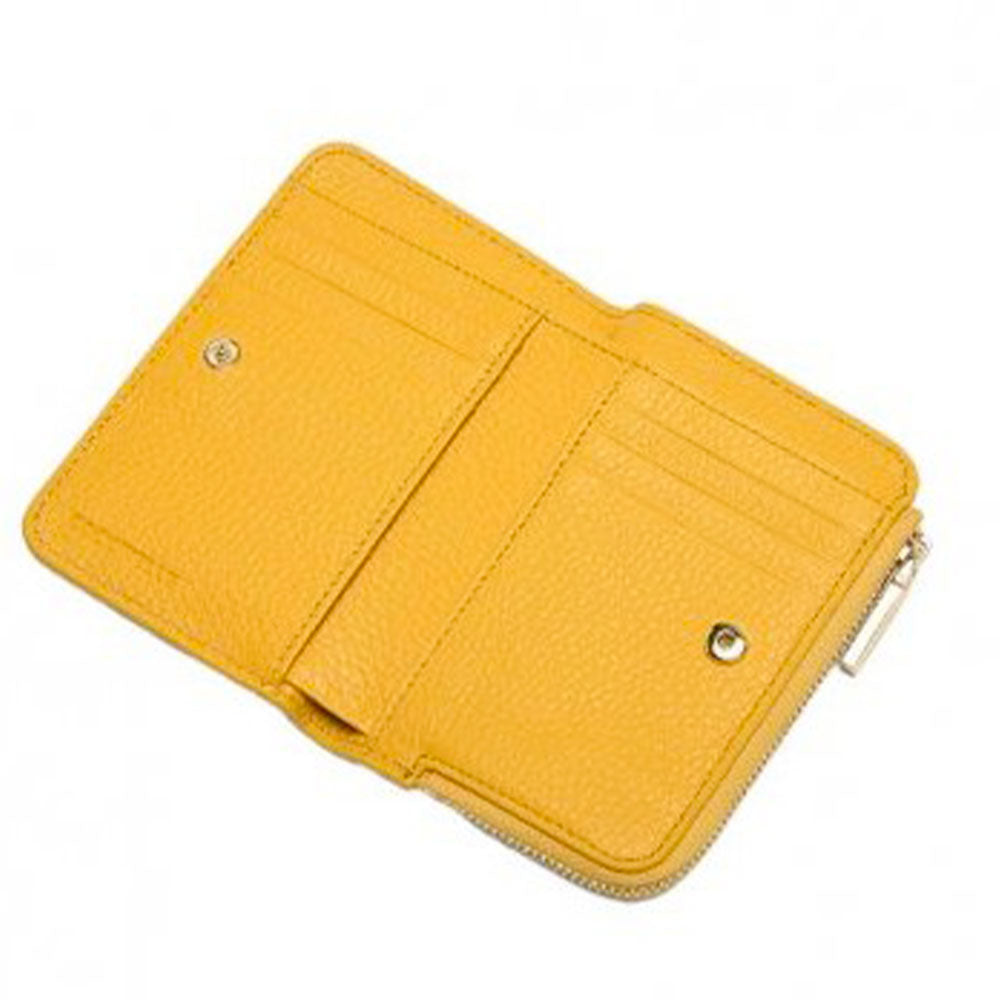 Portafoglio Donna Piatto COCCINELLE in Pelle Soleado Linea Metallic Soft