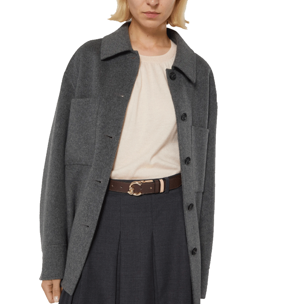 Cintura Donna COCCINELLE Reversibile in Pelle Colore Nero - Warm Taupe Linea C-Me