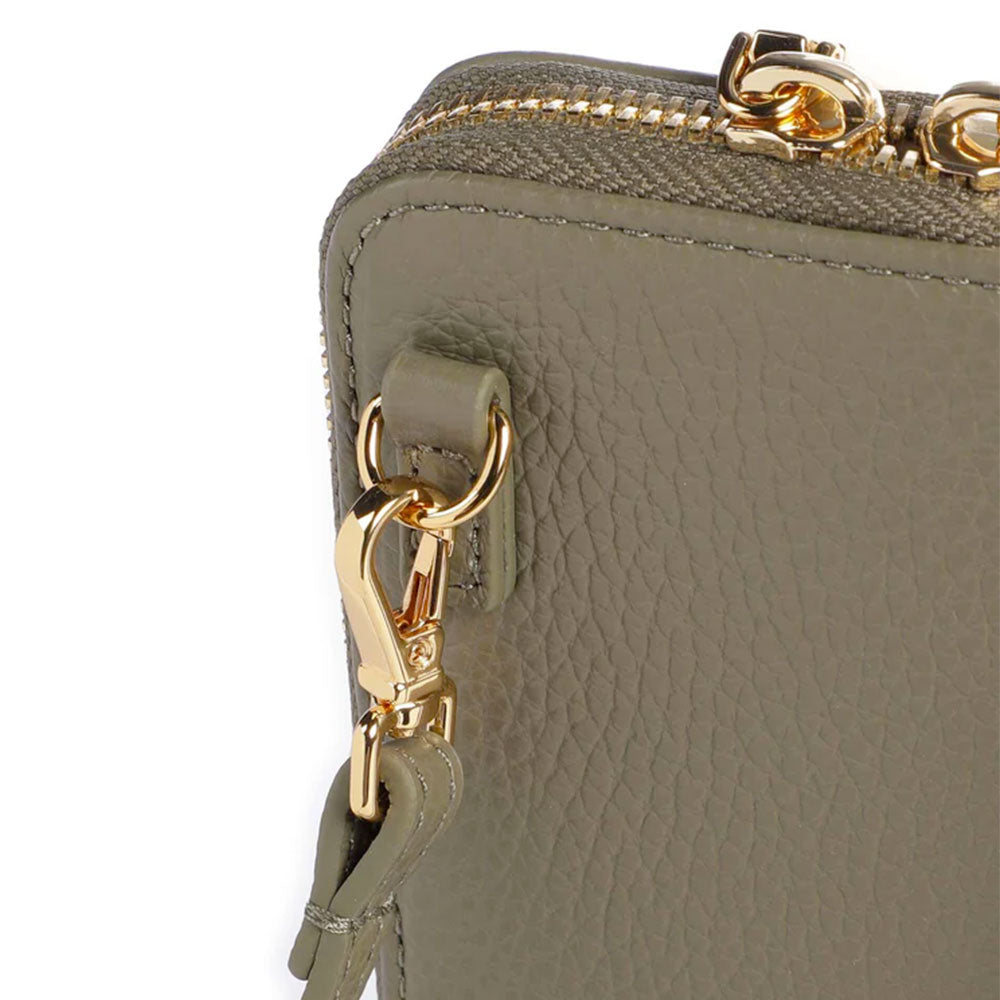 Women's Crossbody Phone Holder COCCINELLE Flor in Laurel Green