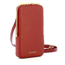 Women's Crossbody Phone Holder COCCINELLE Flor in Brandy