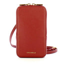 Women's Crossbody Phone Holder COCCINELLE Flor in Brandy