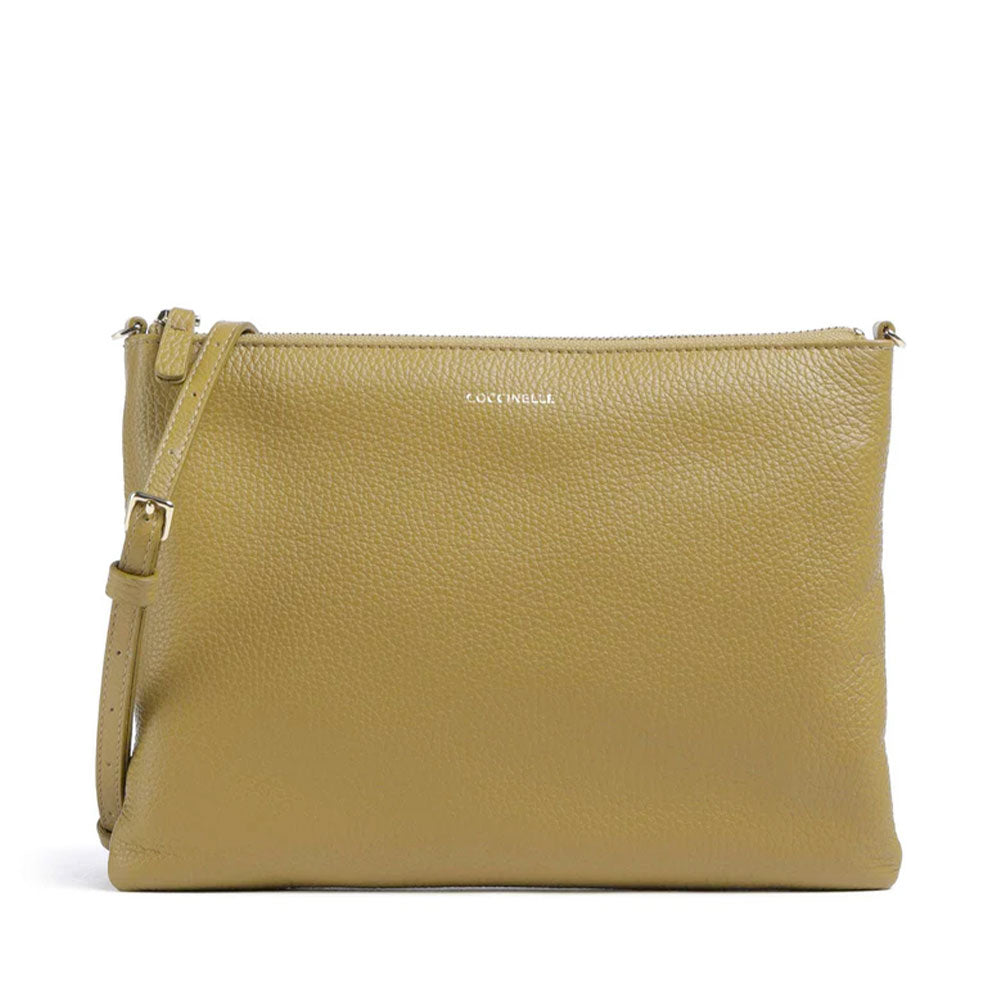 Borsa Donna a Tracolla COCCINELLE in Pelle Seagrass Linea Best Medium