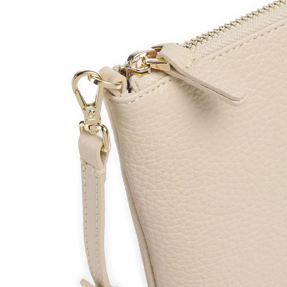 Borsa Donna a Tracolla COCCINELLE in Pelle Sandshell Linea Best Medium