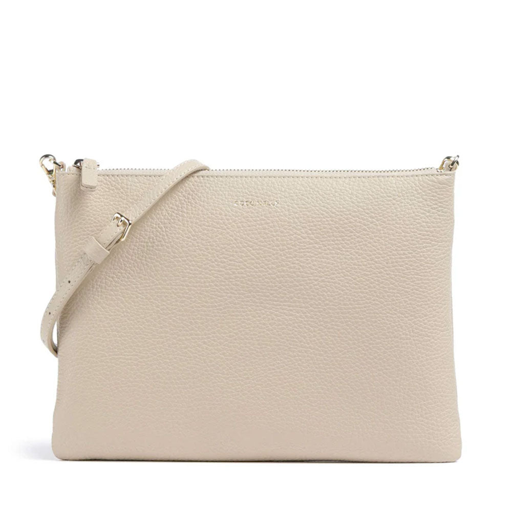 Borsa Donna a Tracolla COCCINELLE in Pelle Sandshell Linea Best Medium