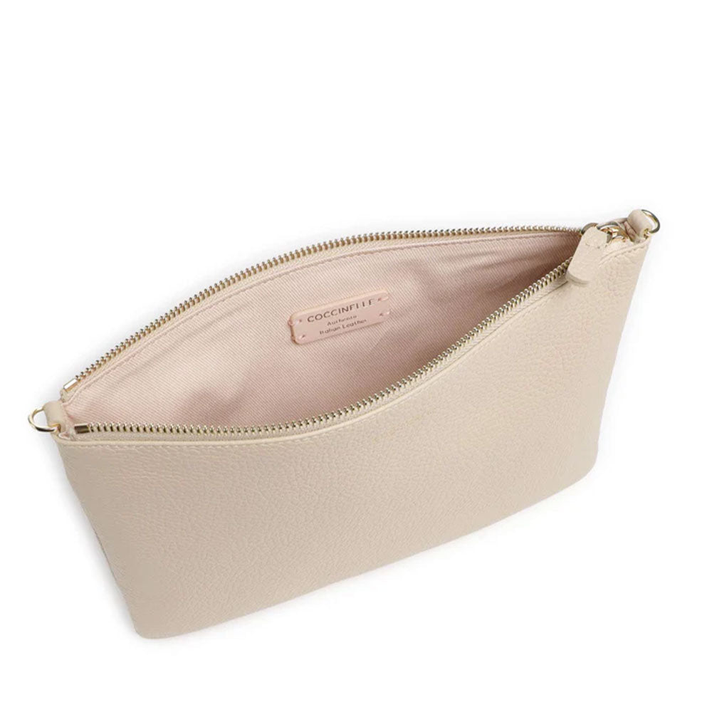 Borsa Donna a Tracolla COCCINELLE in Pelle Sandshell Linea Best Medium