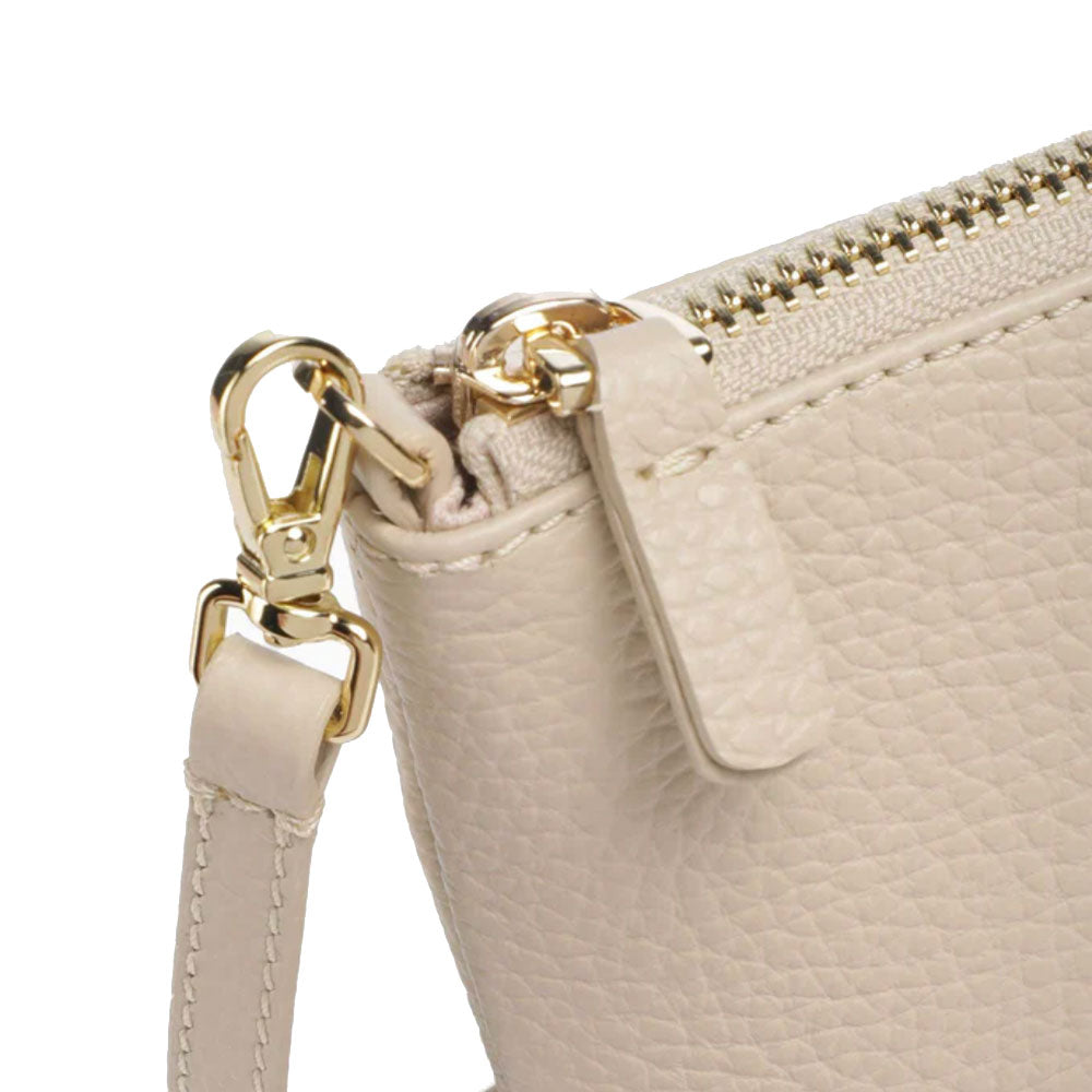 Borsa Donna a Tracolla COCCINELLE in Pelle Sandshell Linea Best Small