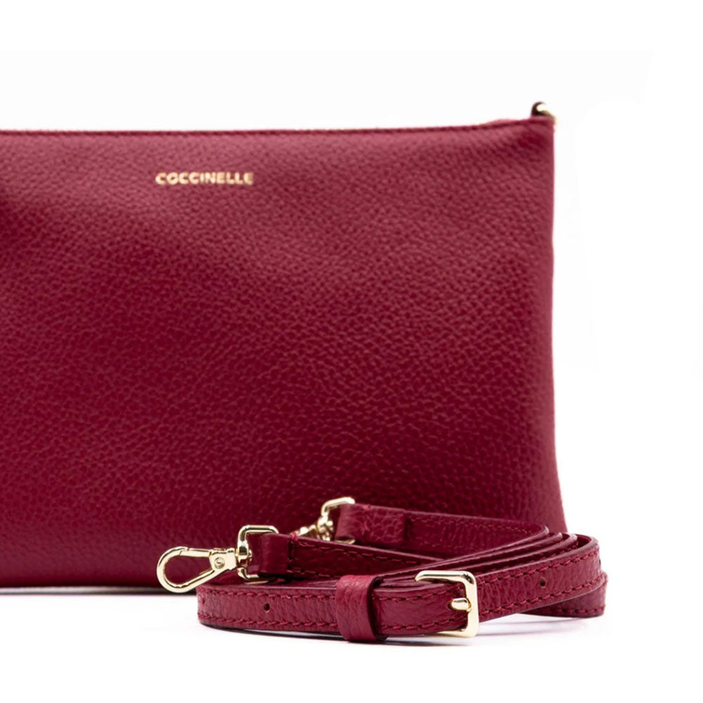 Borsa Donna a Tracolla COCCINELLE in Pelle Scarlet Linea Best Small