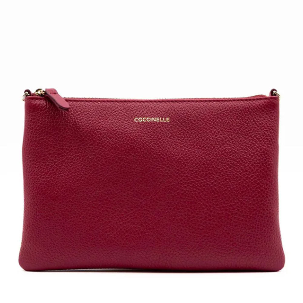 Borsa Donna a Tracolla COCCINELLE in Pelle Scarlet Linea Best Small