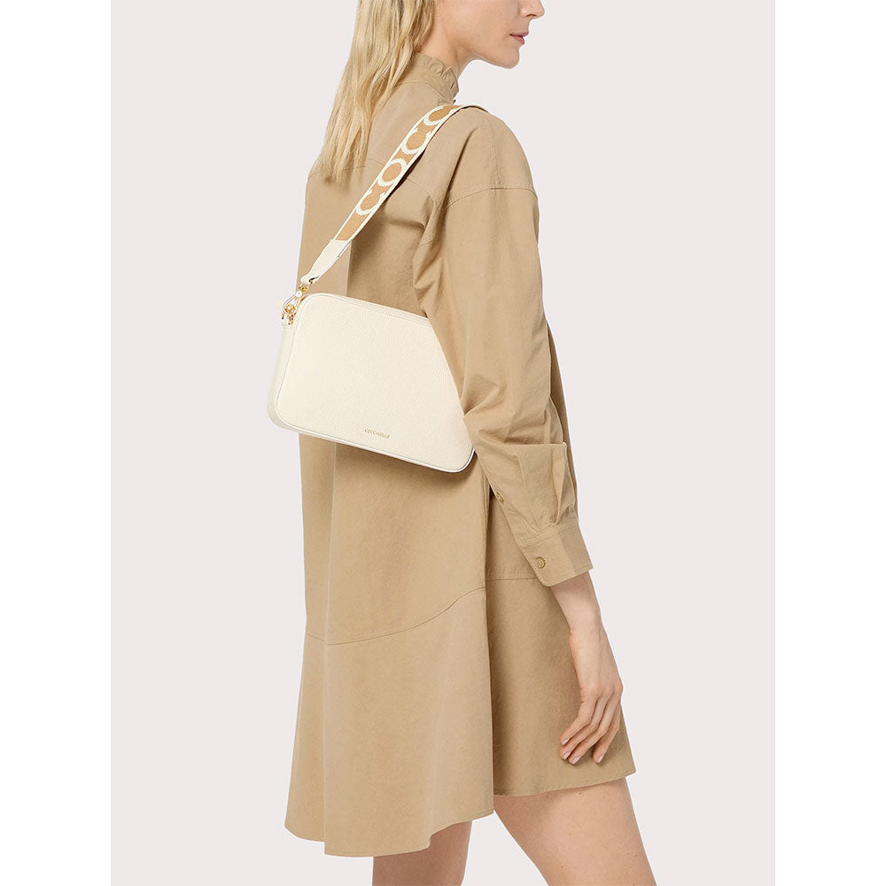 Borsa Donna a Tracolla COCCINELLE Linea Tebe Colore Seagrass