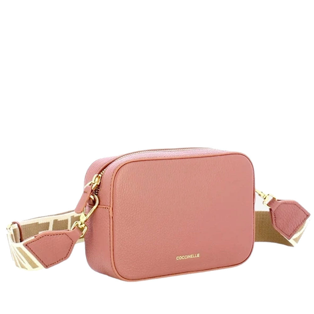 Borsa Donna a Tracolla COCCINELLE Linea Tebe Colore Winter Rose - E5MN555I101
