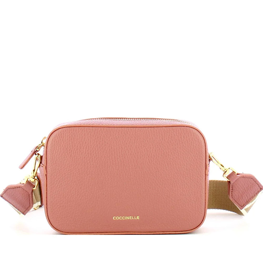 Borsa Donna a Tracolla COCCINELLE Linea Tebe Colore Winter Rose - E5MN555I101