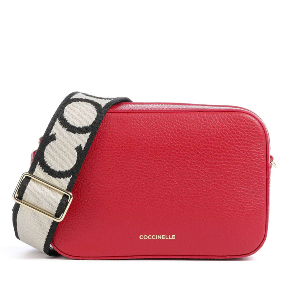 Borsa Donna a Tracolla COCCINELLE Linea Tebe Colore Scarlet - E5MN555I10