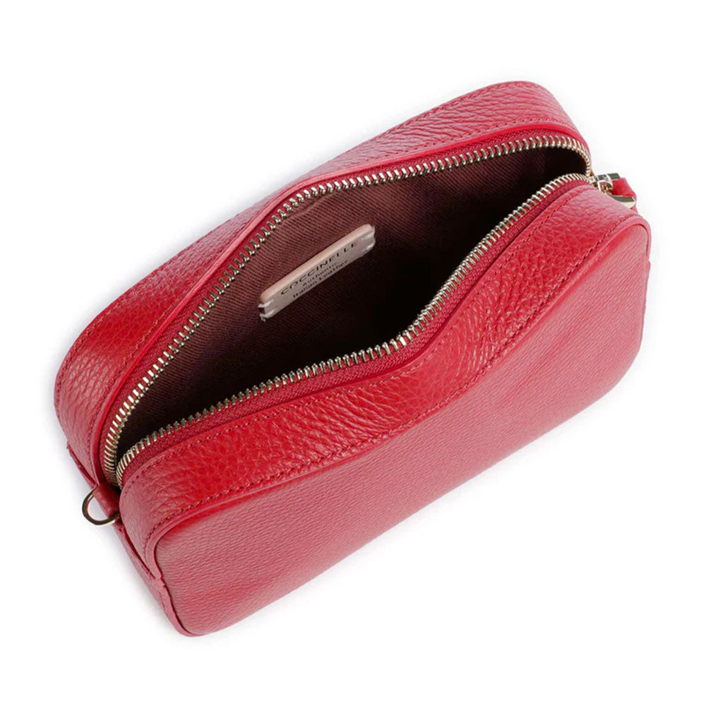 Borsa Donna a Tracolla COCCINELLE Linea Tebe Colore Scarlet - E5MN555I10