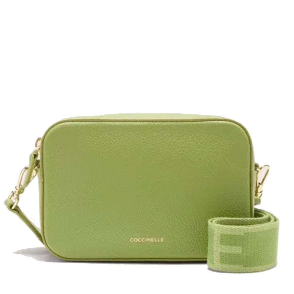 Borsa Donna a Tracolla COCCINELLE Linea Tebe Colore Guacamole - E5MN555I101