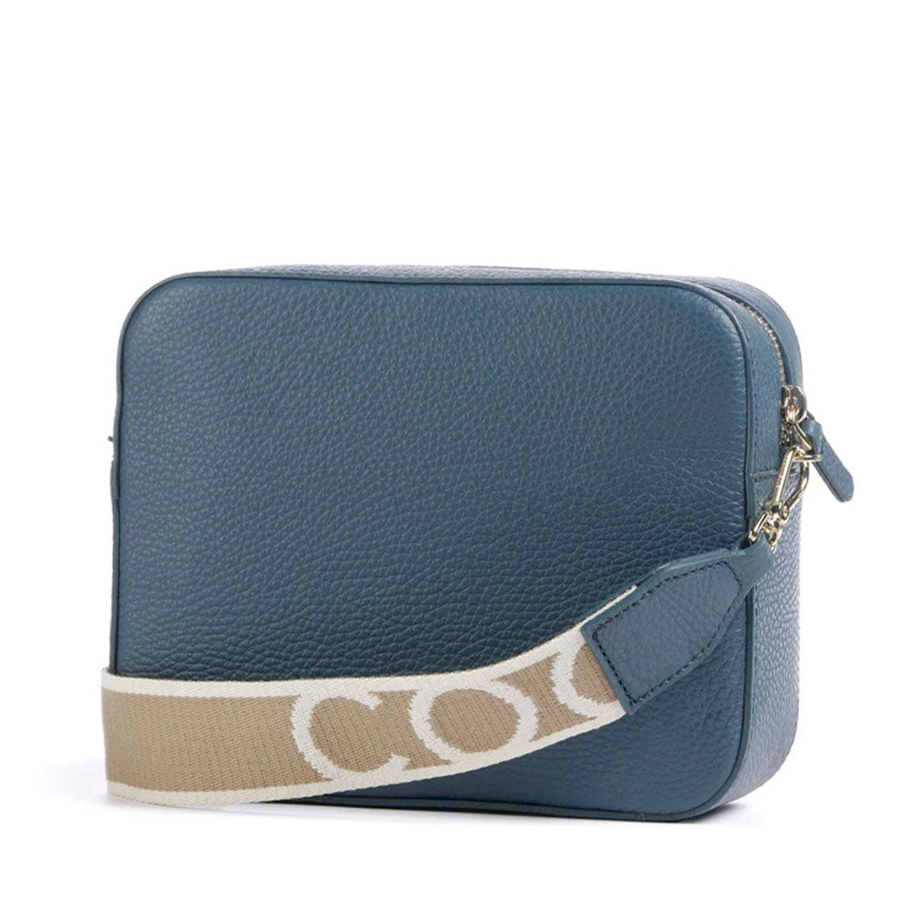 Borsa Donna a Tracolla COCCINELLE Linea Tebe Colore Deep Blue - E5MN555M301