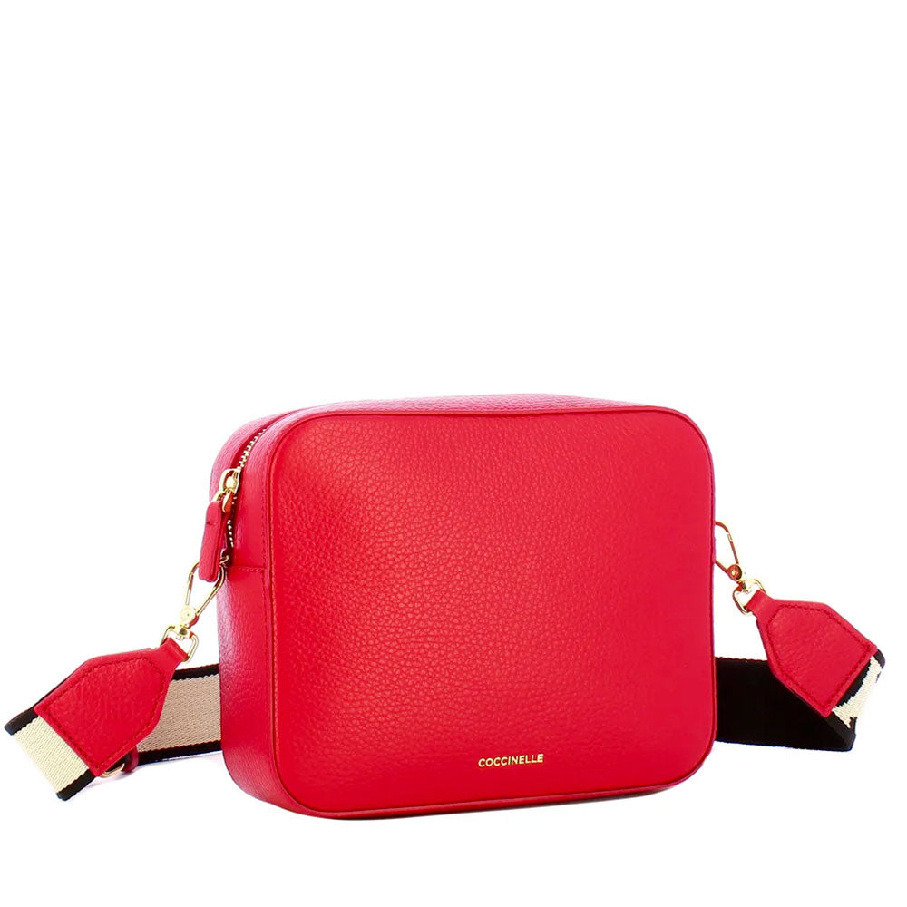 Borsa Donna a Tracolla COCCINELLE Linea Tebe Colore Scarlet - E5MN555M301