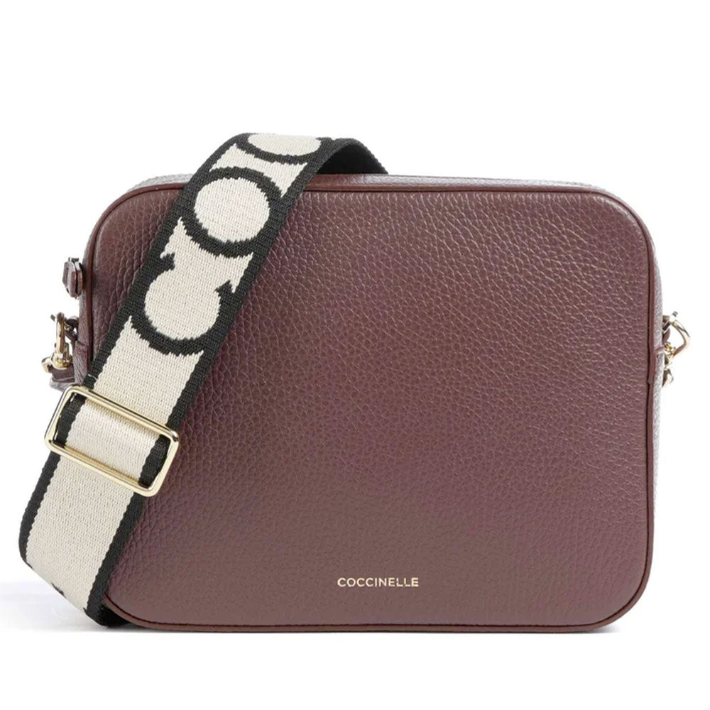 Borsa Donna a Tracolla COCCINELLE Linea Tebe Colore Berry - E5MN555M301