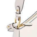 Damen-Schultertasche COCCINELLE aus Leder Modell Merveille in Pearl