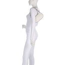 Damen-Schultertasche COCCINELLE aus Leder Modell Merveille in Pearl