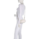 Damen-Schultertasche COCCINELLE aus Leder Modell Merveille in Pearl
