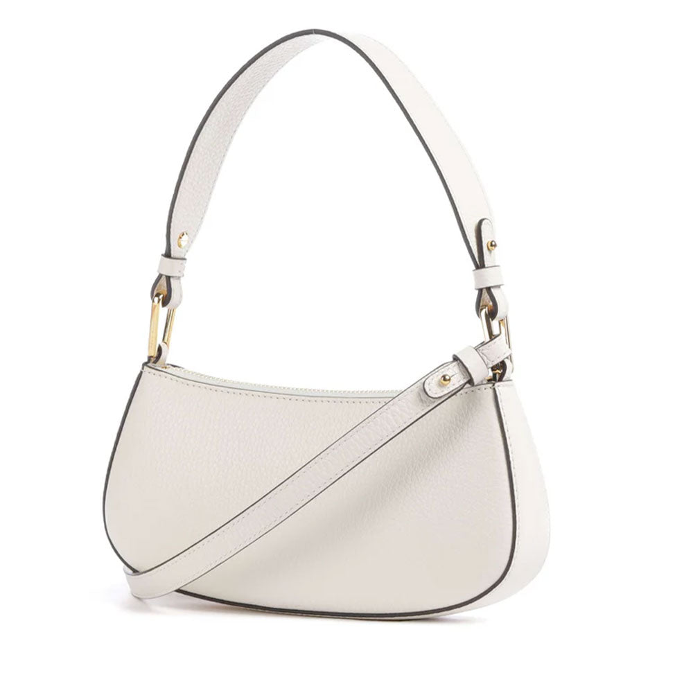 Borsa Donna a Spalla COCCINELLE in Pelle Linea Merveille Colore Pearl