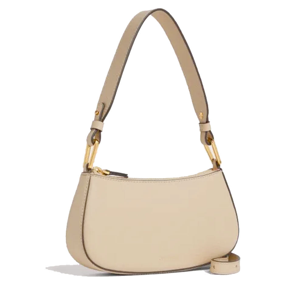 Damen-Schultertasche COCCINELLE aus Leder Modell Merveille in Sandshell