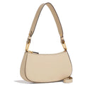Damen-Schultertasche COCCINELLE aus Leder Modell Merveille in Sandshell