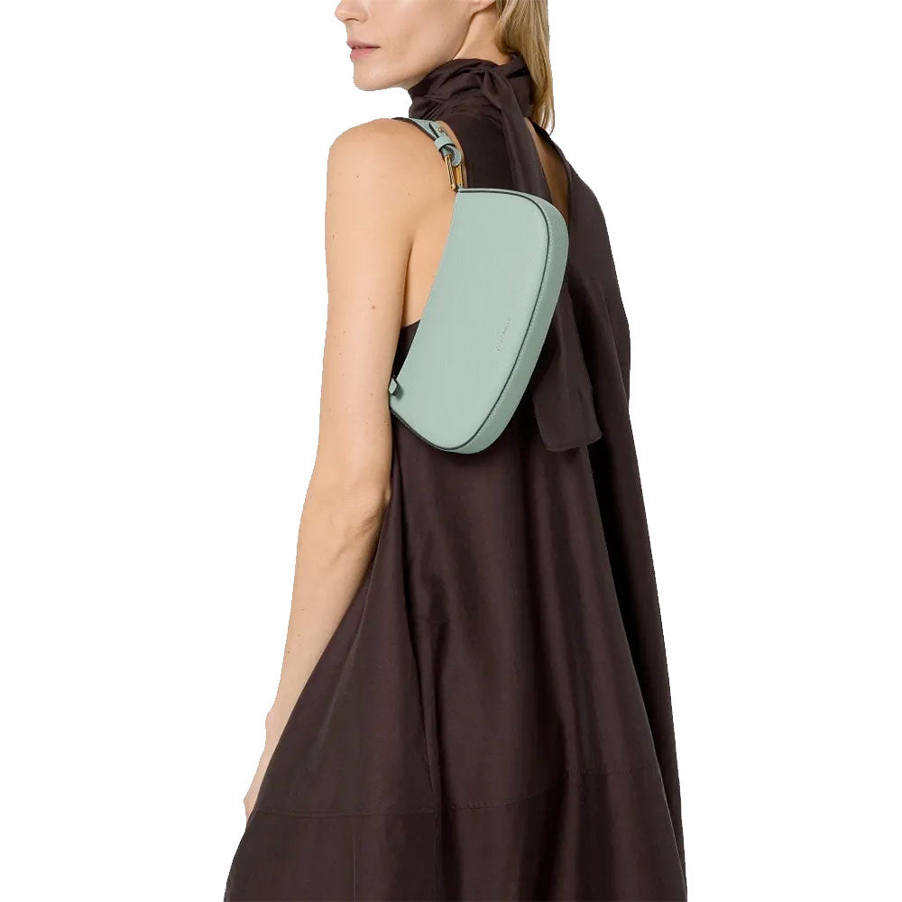 Borsa Donna a Spalla COCCINELLE in Pelle Linea Merveille Colore Sandshell