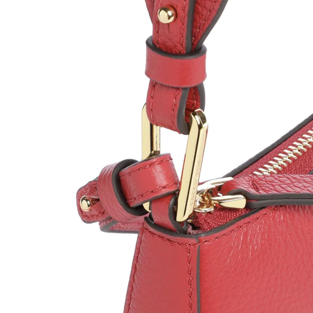 Borsa Donna a Spalla COCCINELLE in Pelle Linea Merveille Colore Scarlet
