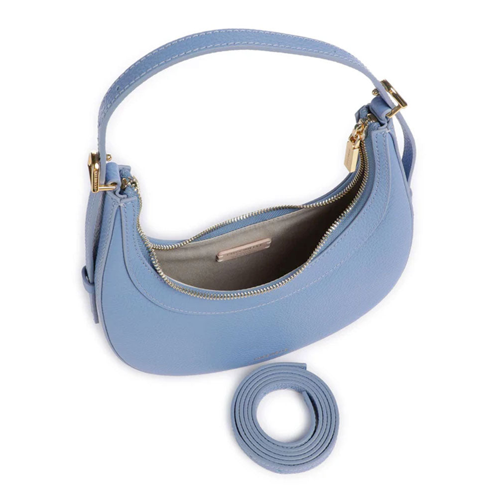 Borsa Donna a Mano con Tracolla COCCINELLE in Pelle Azul Linea Whisper