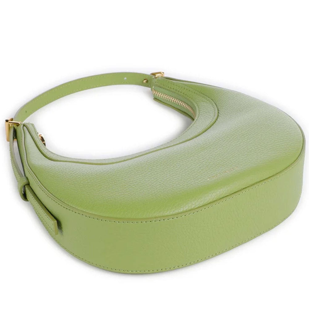 Borsa Donna a Mano con Tracolla COCCINELLE in Pelle Guacamole Linea Whisper