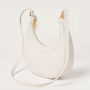 Borsa Donna a Mano con Tracolla COCCINELLE in Pelle Blanco Linea Whisper