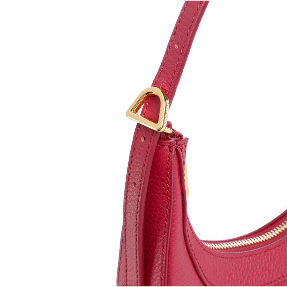 Borsa Donna a Mano con Tracolla COCCINELLE in Pelle Sangria Linea Whisper